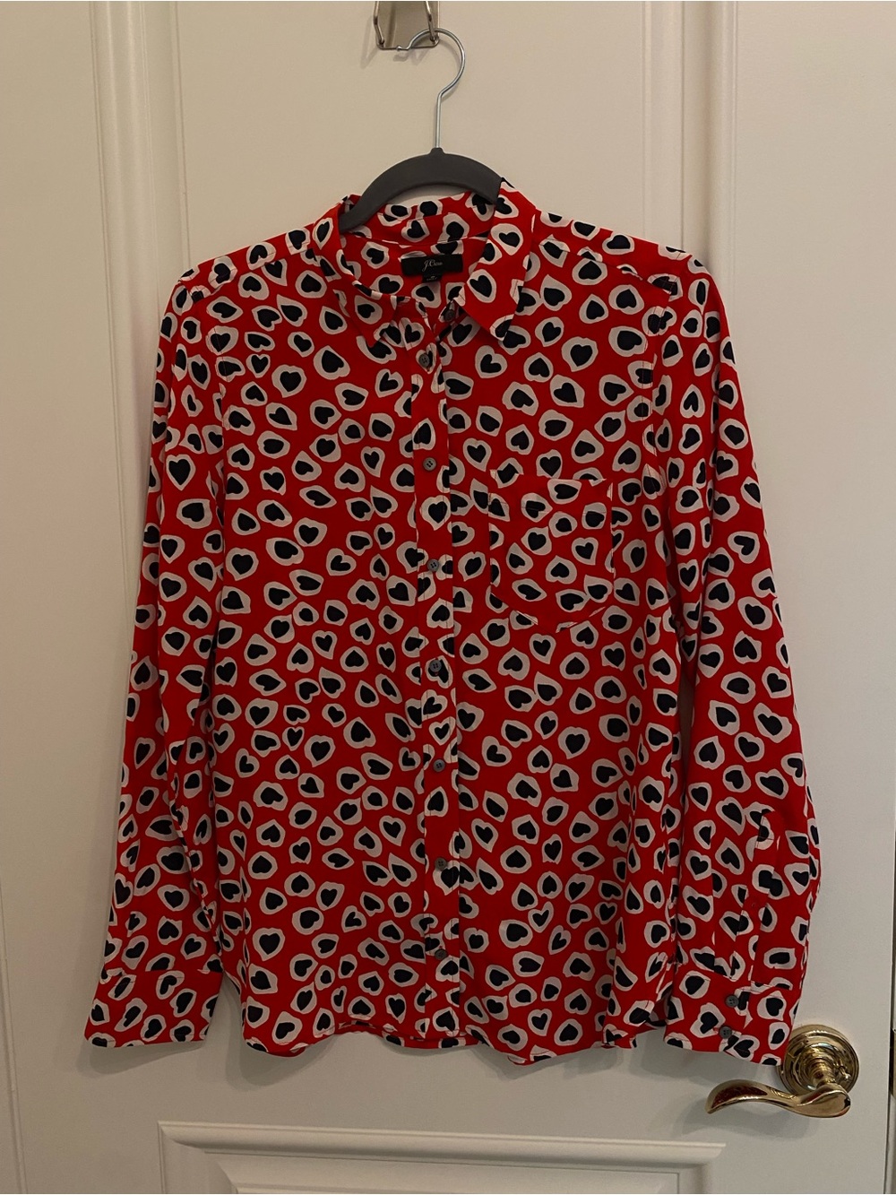 J. Crew 100% silk blouse